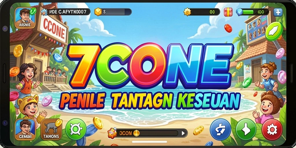 Tampilan gameplay menantang dan menarik dari 7CONE.