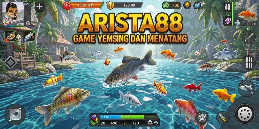 Tangkapan ikan yang beragam dan grafis yang memukau.
