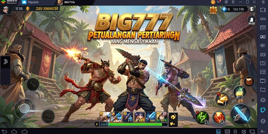Tampilan gameplay <strong>BIG777</strong> yang mendebarkan saat pertarungan berlangsung.