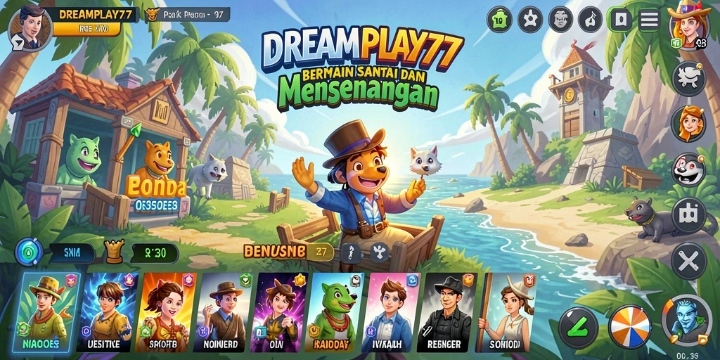 Tampilan gameplay DREAMPLAY77 yang mengasyikkan dan menarik perhatian.