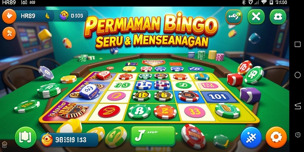 Tampilan menarik dari gameplay Bingo HR89 yang mendebarkan.