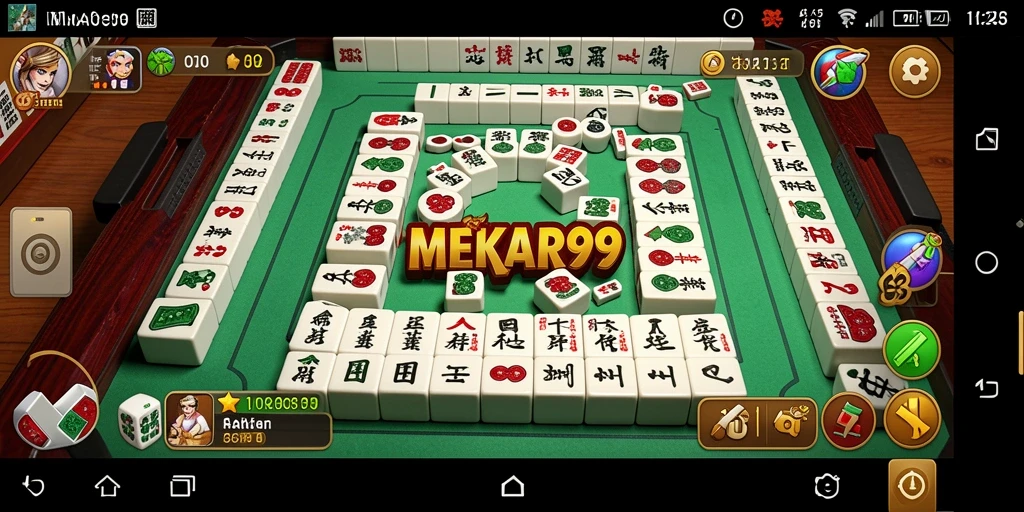 Screenshot utama MEKAR99 menampilkan gameplay Mahjong yang mengasyikkan.