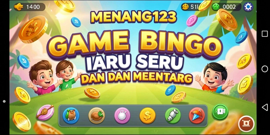 Screenshot MENANG123 menunjukkan gameplay Bingo yang menyenangkan dan interaktif.