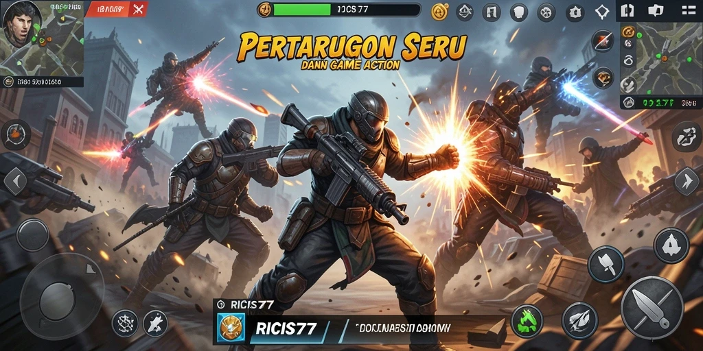Gameplay intens RICIS77 dengan aksi yang mendebarkan.