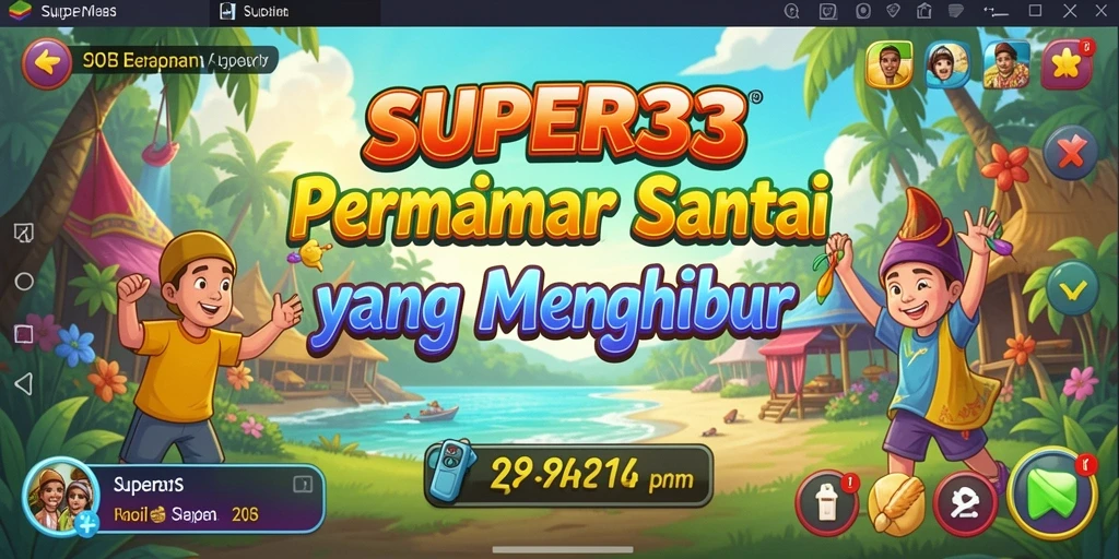 Tangkapan layar gameplay SUPER33 yang menarik dan menyenangkan.