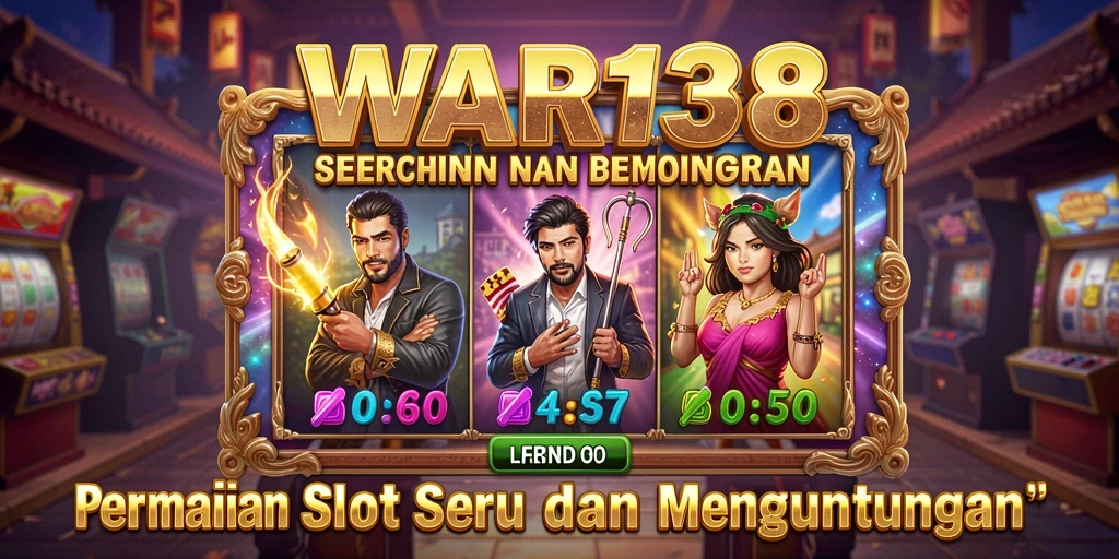 Tampilan gameplay WAR138 dengan grafis slot yang menarik.