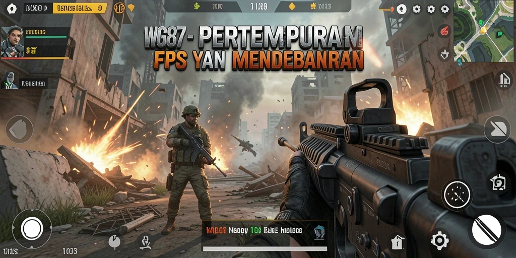 Gameplay mendebarkan di WG87 dengan pertempuran intens.