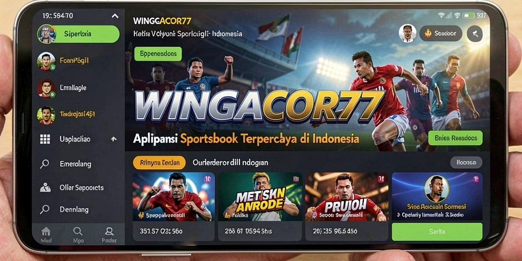 Tampilan antarmuka WINGACOR77 yang menarik dan informatif.