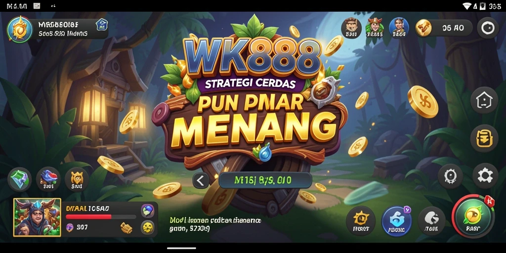 Tampilan game WK888 dengan aksi strategi yang mendebarkan.